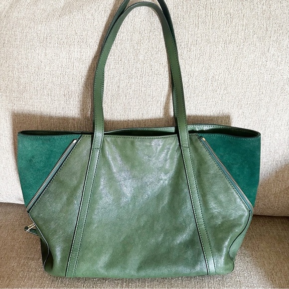 Fossil Gwen shopper leather tote bag in “fir green” - Picture 3 of 12